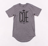 Grey "COE" Euro Curve T-shirt